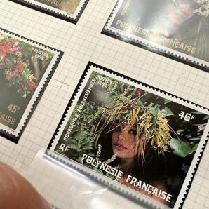 1983〜1984年仏領ポリネシア発行 花冠6種切手の画像5