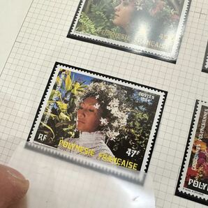 1983〜1984年仏領ポリネシア発行 花冠6種切手の画像6