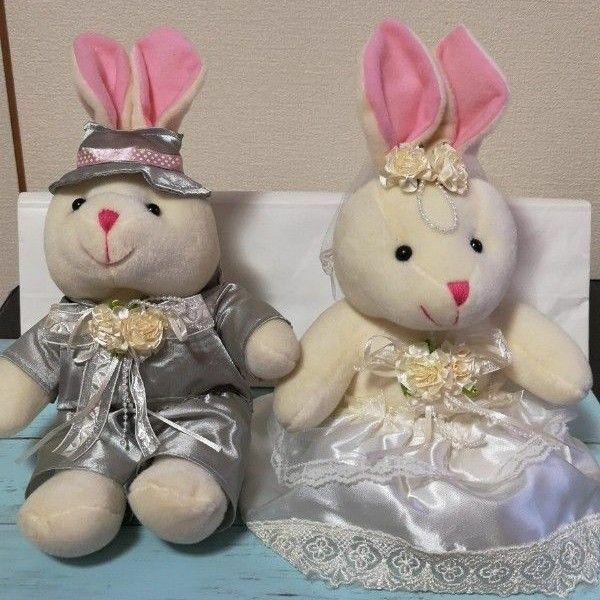 ♪ウェディングラビット　結婚お祝い　ぬいぐるみ♪