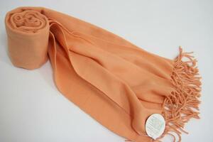  free shipping * large size shawl * lap blanket * blanket * stylish item * plain color * simple * plain stole muffler ( salmon )