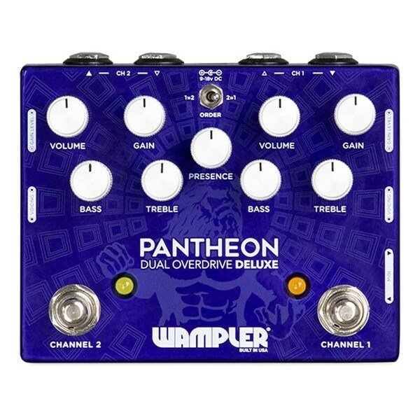 ★新品・送料無料★Wampler Pedals Pantheon Deluxe DUAL OVERDRIVE 　ワンプラーペダル　オーバードライブ