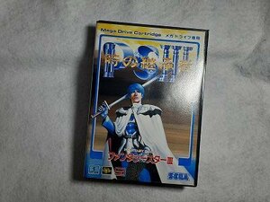 BDD705　メガドライブ　ファンタシースターⅢ　時の継承者　マップ付き