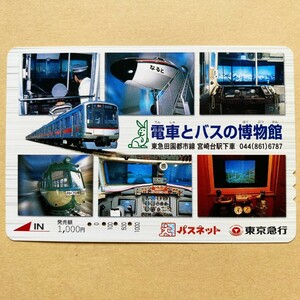 【使用済】 パスネット 東京急行電鉄 東急電鉄 電車とバスの博物館