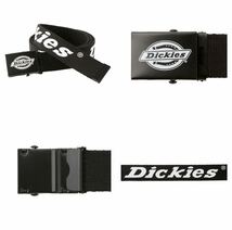 送料無料 Dickies Logo Web GI Belt Black ディッキーズ ロゴ ガチャベルト ブラック USAモデル 日本未発売 新品 未使用 未開封_画像3