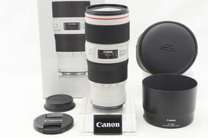 ☆極上美品☆ Canon キャノン EF 70-200mm F4 L IS Ⅱ USM 元箱 付属品 ♯24033003