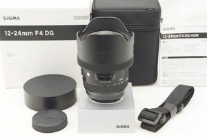 ☆良品☆ SIGMA シグマ 12-24mm F4 DG HSM Art 元箱 付属品 Canon用 ♯24033006