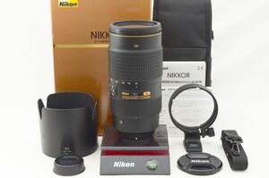 ☆極上美品☆ Nikon ニコン AF-S NIKKOR 80-400mm F4.5-5.6 G ED VR 元箱 付属品 ♯24040606