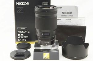 ☆極上美品☆ Nikon ニコン NIKKOR Z 50mm F1.2 S 元箱 付属品 ♯24041104