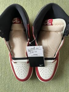 AJ 1 High OG Lost&Found Chicago 新品未使用