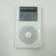 ★動作品 2004年 Apple iPod classic 20GB A1059 第4世代 M9282J/A アイポッド クリックホイール Dockコネクタ_画像8