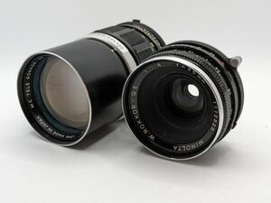 Minolta Rokkor 35mm F4 & 135mm f2.8【試写済】