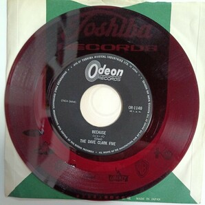 赤盤 デイヴ・クラーク・ファイブ EPレコード ビコーズの画像5