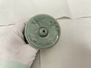 線香立 青磁器 韓国 高麗青磁 陶芸