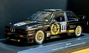 1円スタート！即決有！PMA ミニチャンプス 1/18 BMW M3 JPS TEAM BMW"1987 バサースト 1000km クラスウィナー #44 JPSデカール加工済品