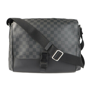 美品 LOUIS VUITTON ルイ ヴィトン メッセンジャーMM ダミエグラフィット N41458 ショルダーバッグ PVC レザー グ【本物保証】