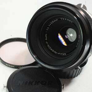 【外観コレクション級・光学美品／動作良好】 ニコン Nikon（非Ai）Micro-NIKKOR-P・Auto 55mm f3.5 グッドコンディションの逸品！ #2418の画像1