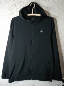 ｎ8693　Reebok　リーボック　ジップ　パーカー　ジャケット　ウィンドブレーカー　裏地メッシュ　人気　送料格安