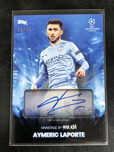 10枚限定 サイン auto aymeric laporte ラポルテ マンチェスター シティ Manchester city