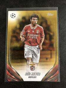 joao neves benfica 2023-24 Topps UEFA Club Competitions Starball Foil