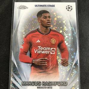 marcus rashford ラシュフォード Manchester united 2023-24 Topps UEFA Club Competitions Ultimate Stage Chromeの画像1