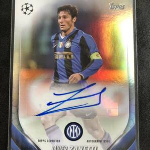 レジェンド auto 2023-24 Topps UEFA Club Competitions ハビエル・サネッティ JAVIER ZANETTI AUTO サイン インテル アルゼンチンの画像1