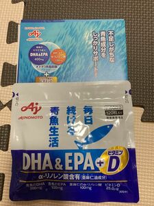 AJINOMOTO DHA＆EPA ＋ビタミンD 30日分 120粒