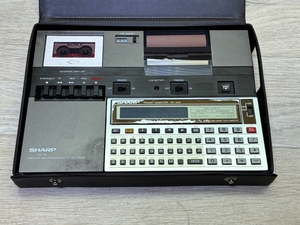  Junk * SHARP pocket computer PC-125 * printer & micro cassette recorder 