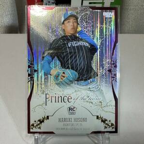 25枚限定 細野晴希(ピンク箔版PRINCE OF THE TEAM) 北海道日本ハムファイターズ2024 BBM BASEBALL CARD 1st Version パラレルRCカードの画像1