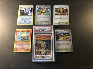 Shining Charizard Lugia Pikachu crystal type 1st Edition 6個 Ho-oh Celebi Umbreon Mewtwo Gyarados ルギア クリスタルタイプ