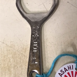 【昭和レトロ】 アサヒビール 三ツ矢サイダー 栓抜き 未使用保管品 幅：3.7cm 奥行：8.2cmの画像4