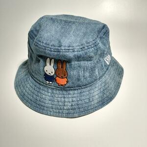 ニューエラ ミッフィーコラボ バケットハット MLサイズ デニム newera miffy