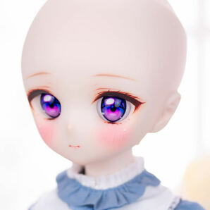 Guppe DDH-01 セミホワイト肌 カスタムヘッド＋アイ＋おまけウィッグの画像9