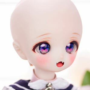 Guppe DDH-01 セミホワイト肌 カスタムヘッド＋アイ ※ソフビ盛り難ありの画像9