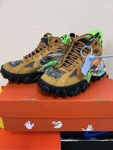 OFF-WHITE × AIR TERRA FORMA "WHEAT AND GREEN STRIKE" DQ1615-700 （ウィート/ブラック/クリア）