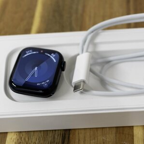 アップルウォッチ Apple Watch Series 8 41MM GPS セルラー ミッドナイト/アルミニウム/スポーツバンド/MNHV3J/A 中古美品の画像9