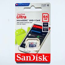 micro SDカード マイクロSDカード 64GB 1枚100M/秒　海外パッケージ スマホ、ドライブレコーダー、任天堂スイッチ、スイッチライト_画像1