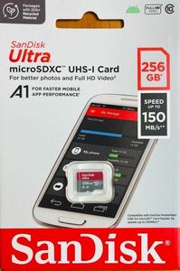 SanDisk microSD 256GB 新品 マイクロSDカード　1枚　150MB/秒