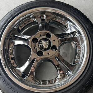 ウェッズ クレンツェ ケルベロス 15インチ weds kranze 6j+37 タイヤ付き 165/55R15の画像5