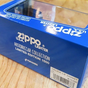 ★コレクター放出品デッドストック！ Zippo/ジッポ TOYOTA/トヨタ セリカLB 2000GT 1：43スケールミニカー付 2003年頃製 ヴィンテージ★の画像10