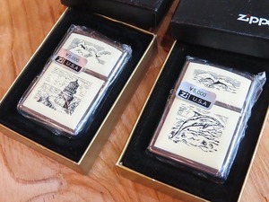 ★コレクター放出デッドストック！ Zippo/ジッポ 2個セット！ 2000年頃製 ライトハウス＆ドルフィン★84