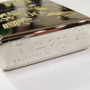 ★コレクター放出デッドストック！ Zippo/ジッポ 2000年頃製 パールハーバー60周年記念 シルバープレート★93の画像7