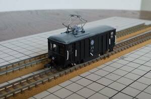 Ｎゲージ 豊橋鉄道 デワ11 電動貨車 自作ペーパー車体 新型カトーBトレ動力（新品）入り