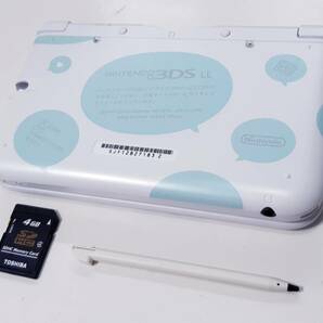 【動作確認済み】《美品》★レア★Nintendo 任天堂 ３ＤＳLLトモダチコレクション 新生活本体＋SDカード4GBの画像5