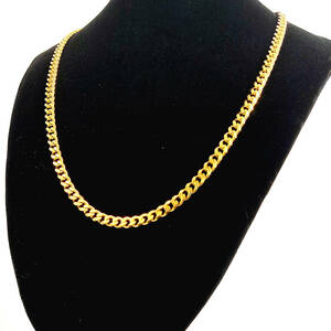 喜平ネックレス 18kgp シングル 二面 5mm 50cm 18k Gold Plated レディース メンズ ネックレス ゴールド Gold Necklace　301