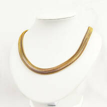 真贋不明 メンズ レディース Necklace 18K Gold Plated k18 金ネックレス 60cm スネークチェーン　340_画像4