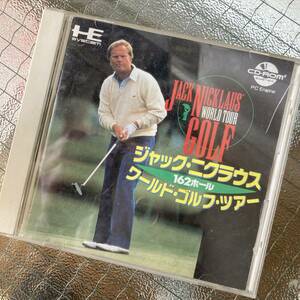 Cat Pos 210 иен в то время PCD Jacknic Lause World Golf Tour CD Romrom PC Engine Game Retro Game