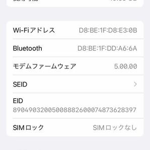 iPhone SE 第2世代 64GB ブラック SIMフリー ケース付 MHGP3J/A バッテリー容量90％ 初期化済 アクティベーションロック解除済の画像6
