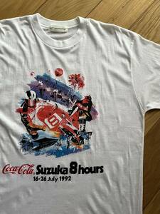 90s suzuka 8hours 鈴鹿8耐 鈴鹿レーシング コカコーラ Tシャツ バイク レース Tシャツ 未使用品