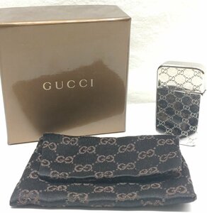 【火花確認・清掃済】GUCCI グッチ ガスライター 箱・布袋付