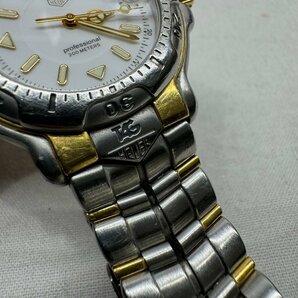 【時計】TAGHeuer タグホイヤー 6000シリーズ プロフェッショナル WH1251-K1 SS×ゴールドカラー 白文字盤 腕時計の画像10
